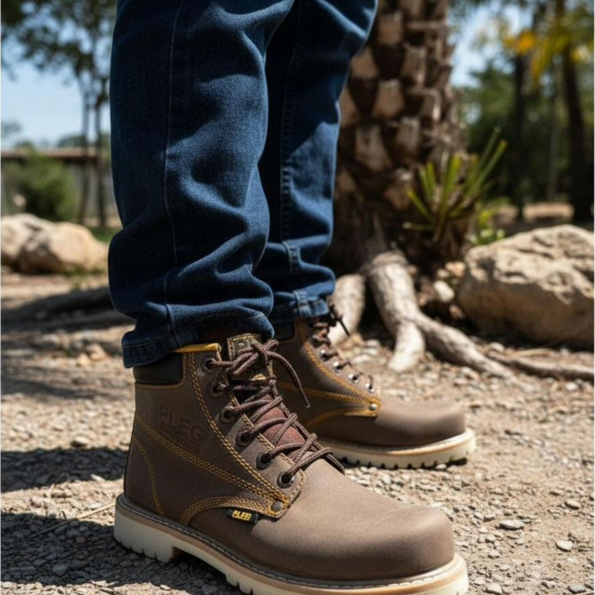 Botas de Trabajo Pleg Working Coloridas con Suela Cocida