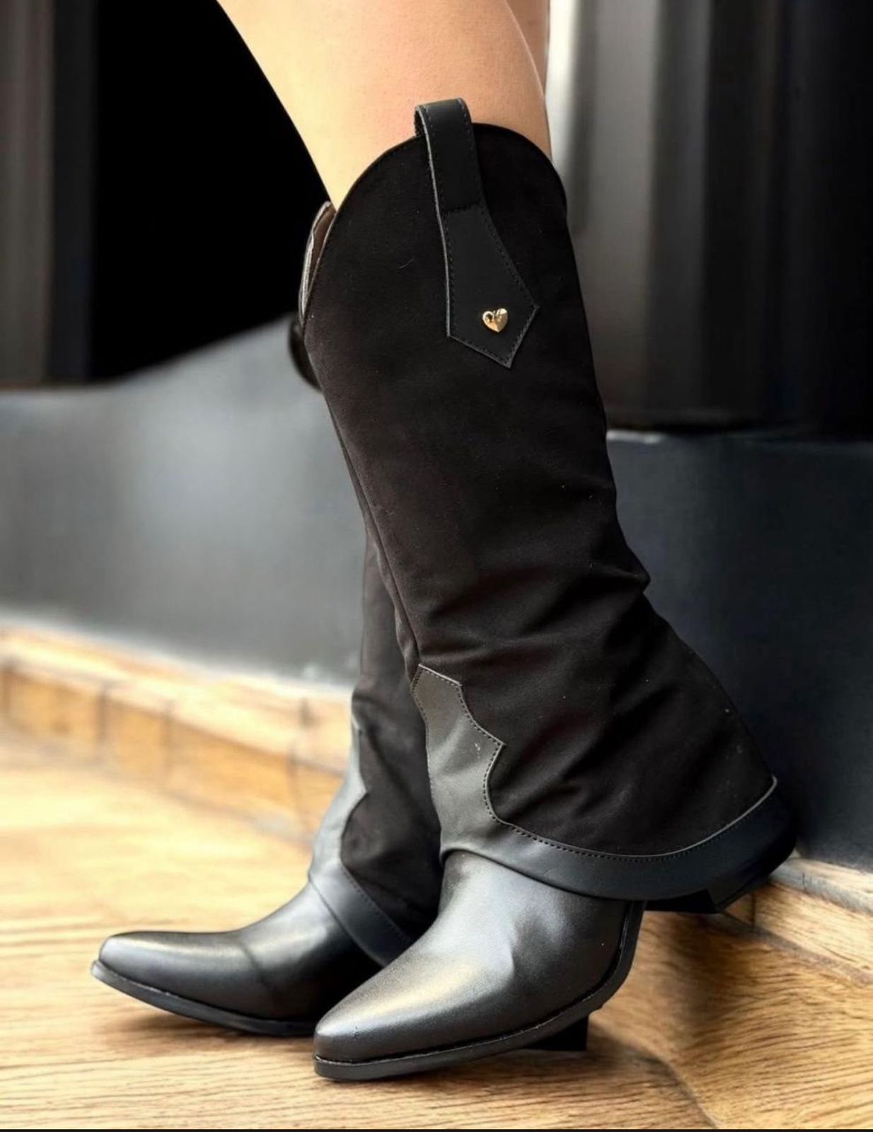 Botas Alta Nashville Negro 1006