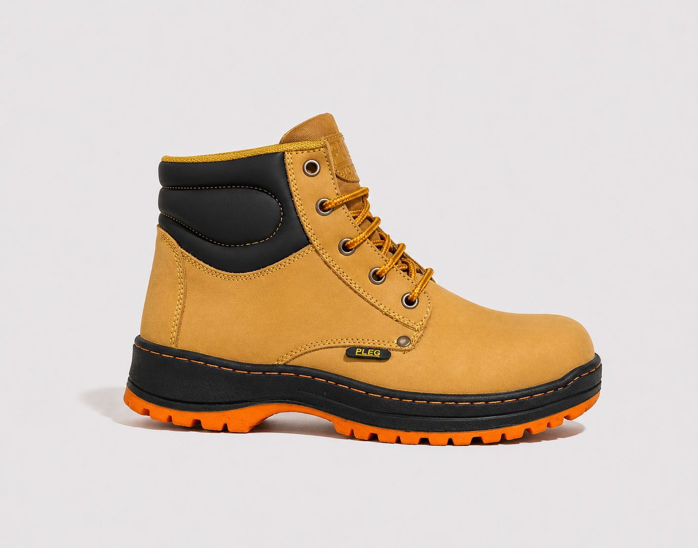 Bota de Trabajo Pleg Working Casquillo de Acero | Suela Hule Cocida | FIORELLA MX
