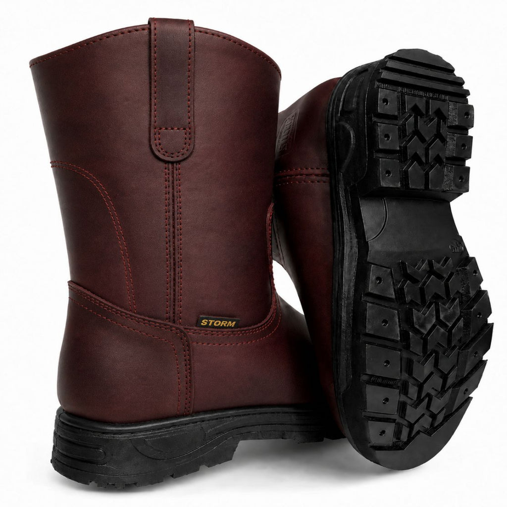 Bota Roper Industrial Fiorella MX de Piel | Resistente, Cómoda y Durable para Trabajo Pesado