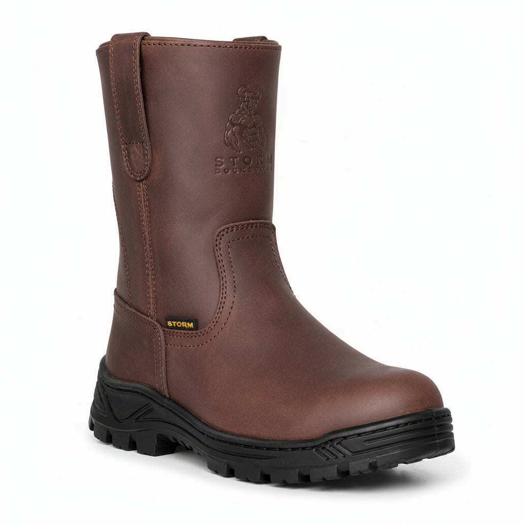 Bota Roper Industrial Fiorella MX de Piel | Resistente, Cómoda y Durable para Trabajo Pesado