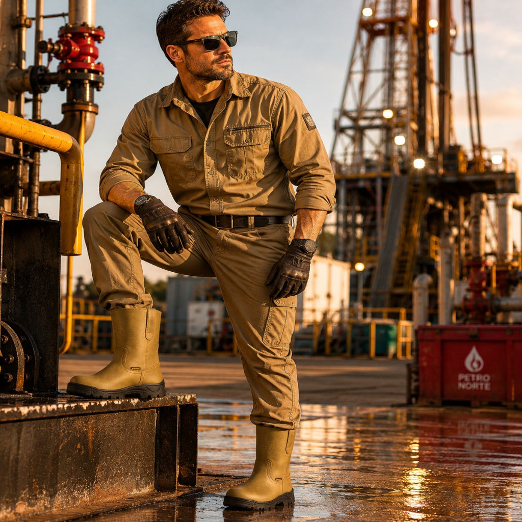 Bota Roper Industrial Fiorella MX de Piel | Resistente, Cómoda y Durable para Trabajo Pesado