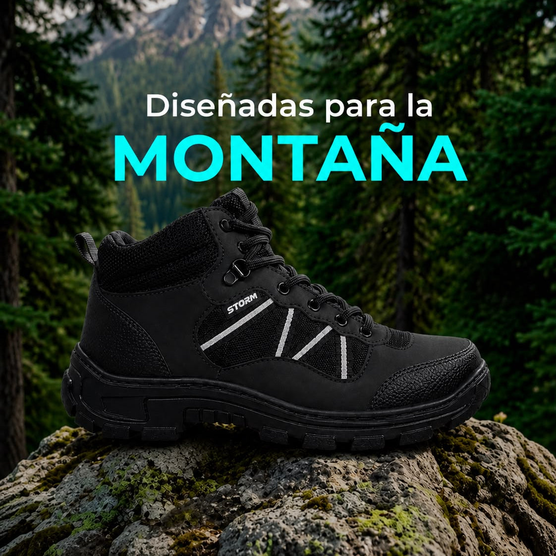 Botas Hiking Storm Antiderrapantes para Hombre