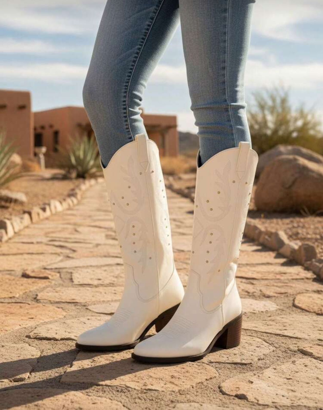 Bota Alta Estoperol Tenesse Latte 1013