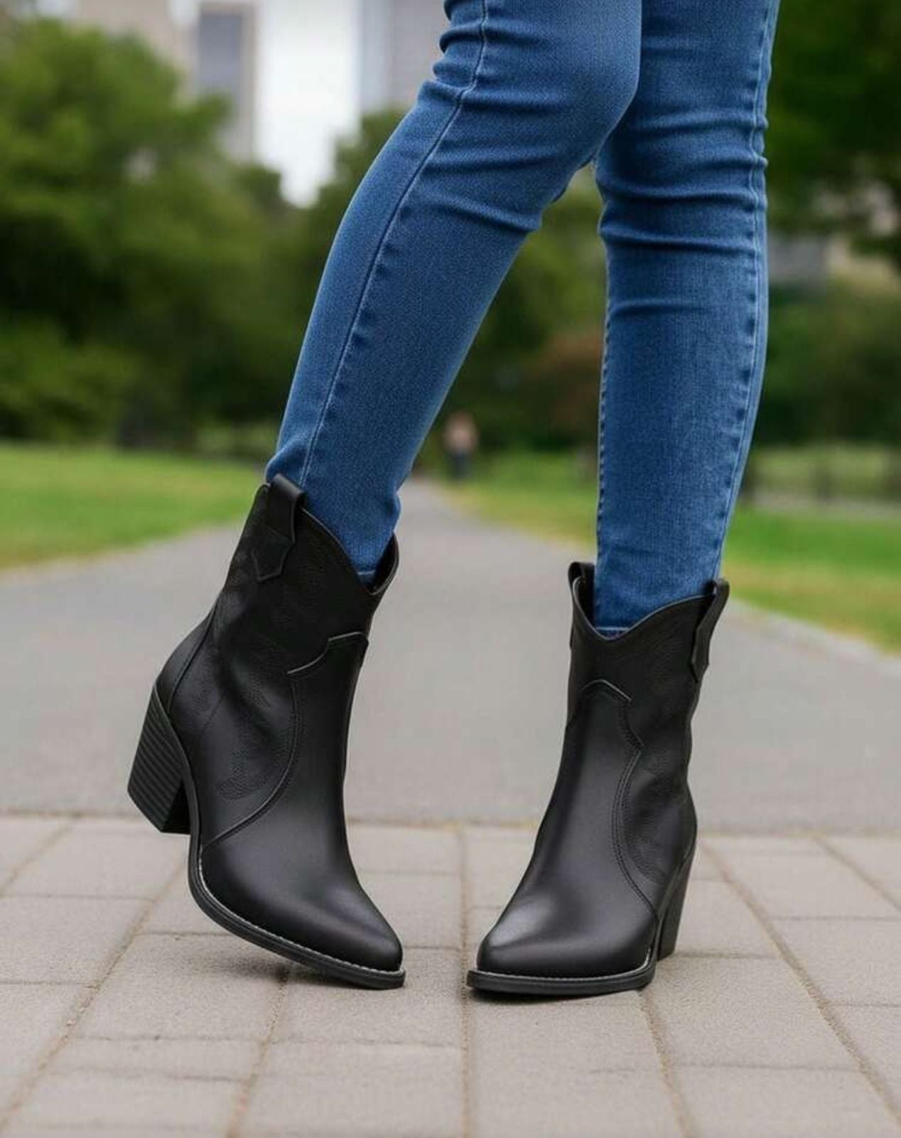 Botin Cowboy Texas Negro 1003
