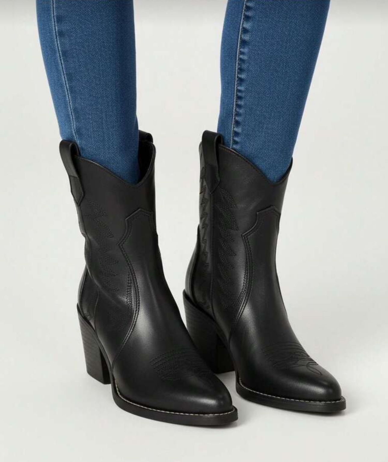 Botin Cowboy Texas Negro 1003
