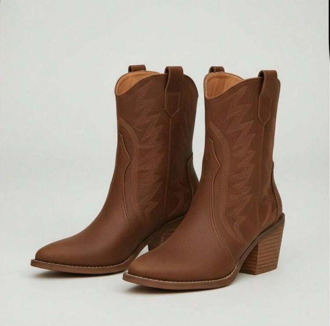 Botin Cowboy Texas Cafe Oscuro 1003