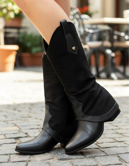 Botas Alta Nashville Negro 1006