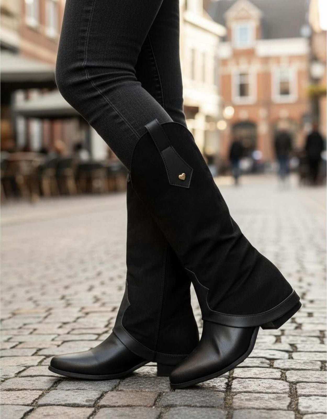 Botas Alta Nashville Negro 1006
