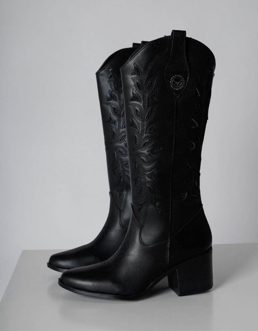 Botas Alta Florida Negra 1007