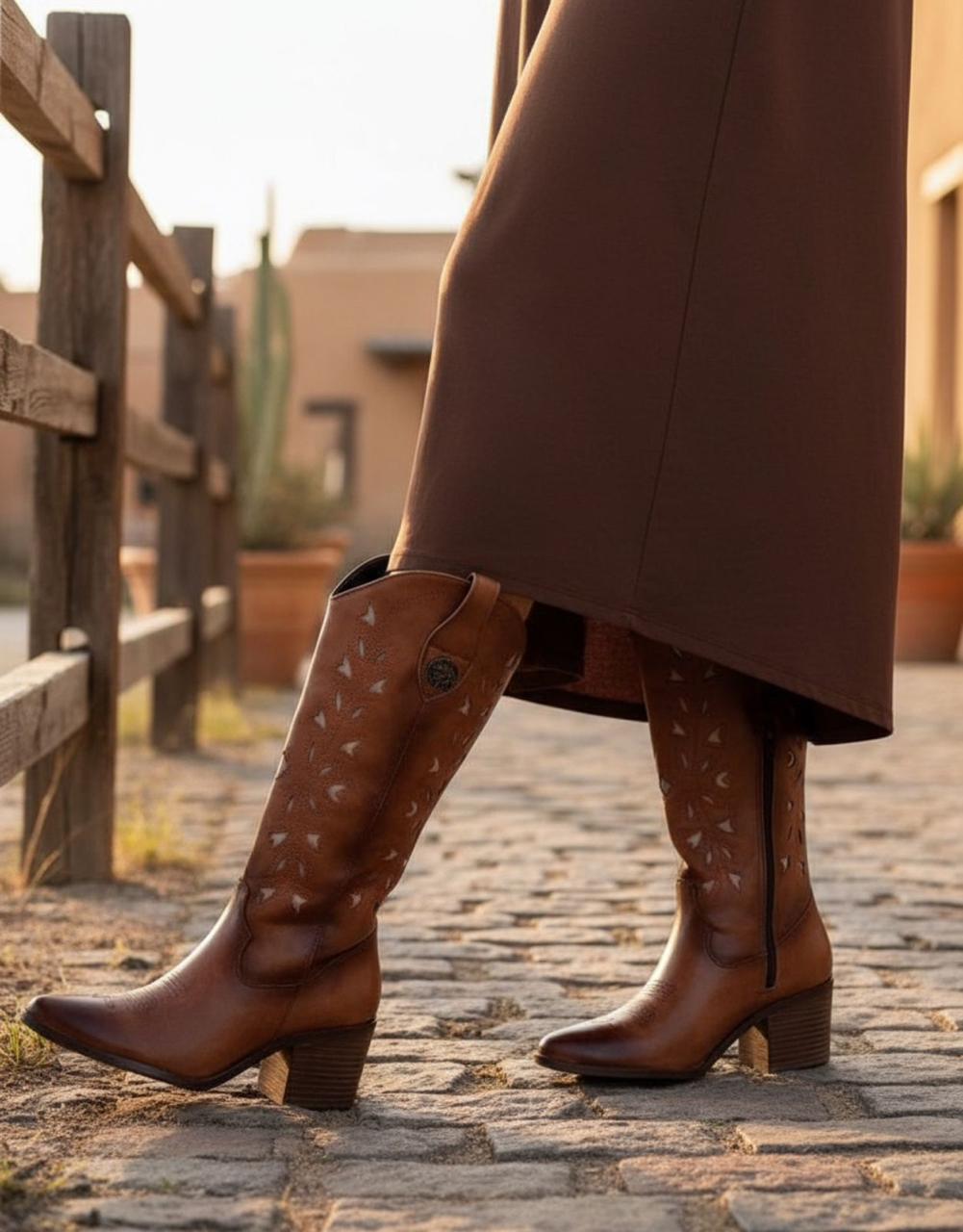 Botas Alta Florida Cafe 1007