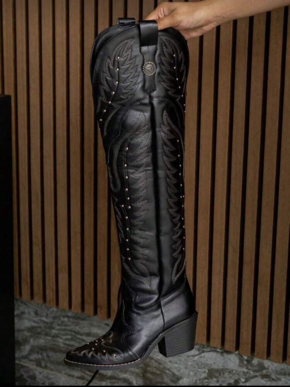 Botas Dakota Negro Cowboy 1008