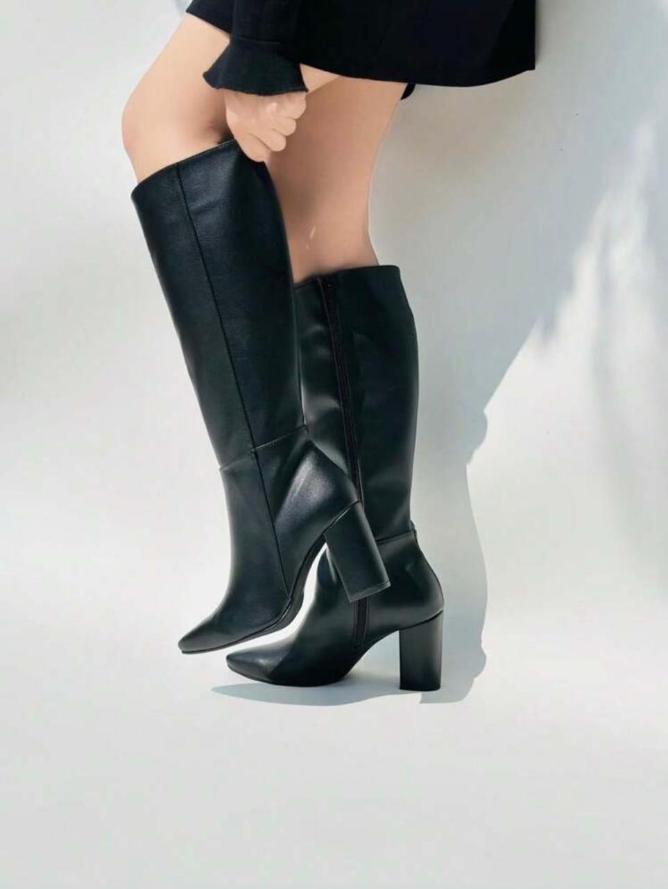 Bota Alta Ohio Negro 1009