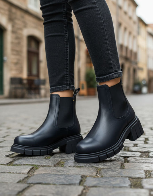 Botin Chelsea Negro 1011