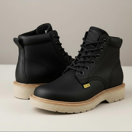 Bota Industrial Pleg Working Piel Negro 1012