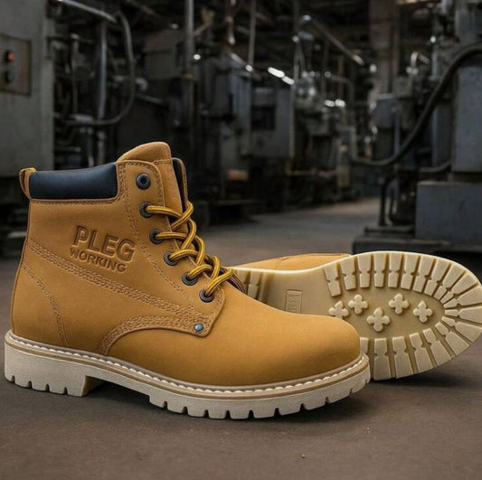 Bota Industrial Pleg Working Piel Miel 1012
