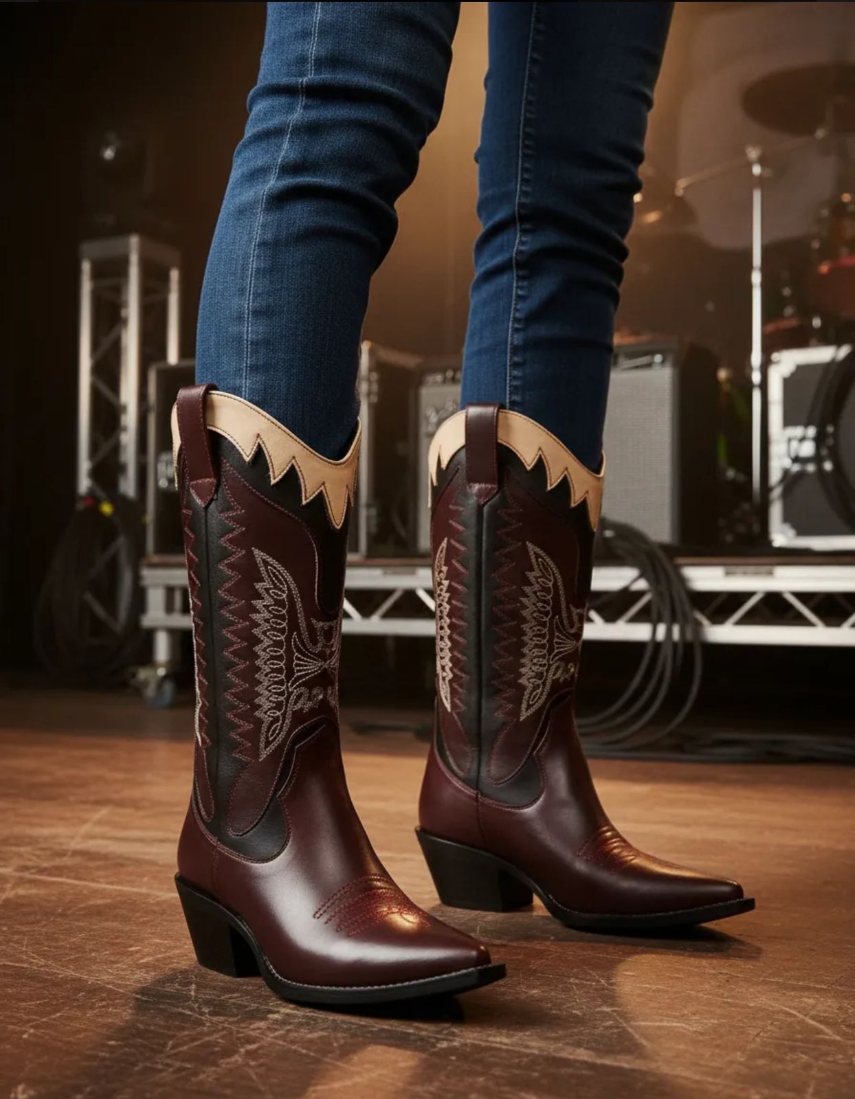 Bota Alta Sierra Vino 1016