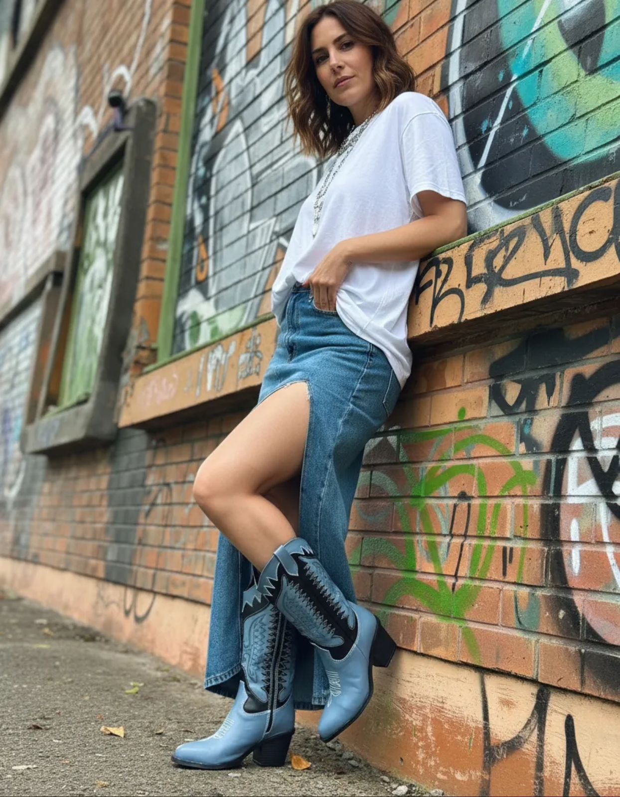 Bota Alta Sierra Azul 1016