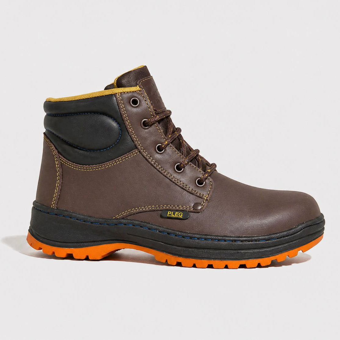 Bota de Trabajo Pleg Working Casquillo de Acero | Suela Hule Cocida | FIORELLA MX