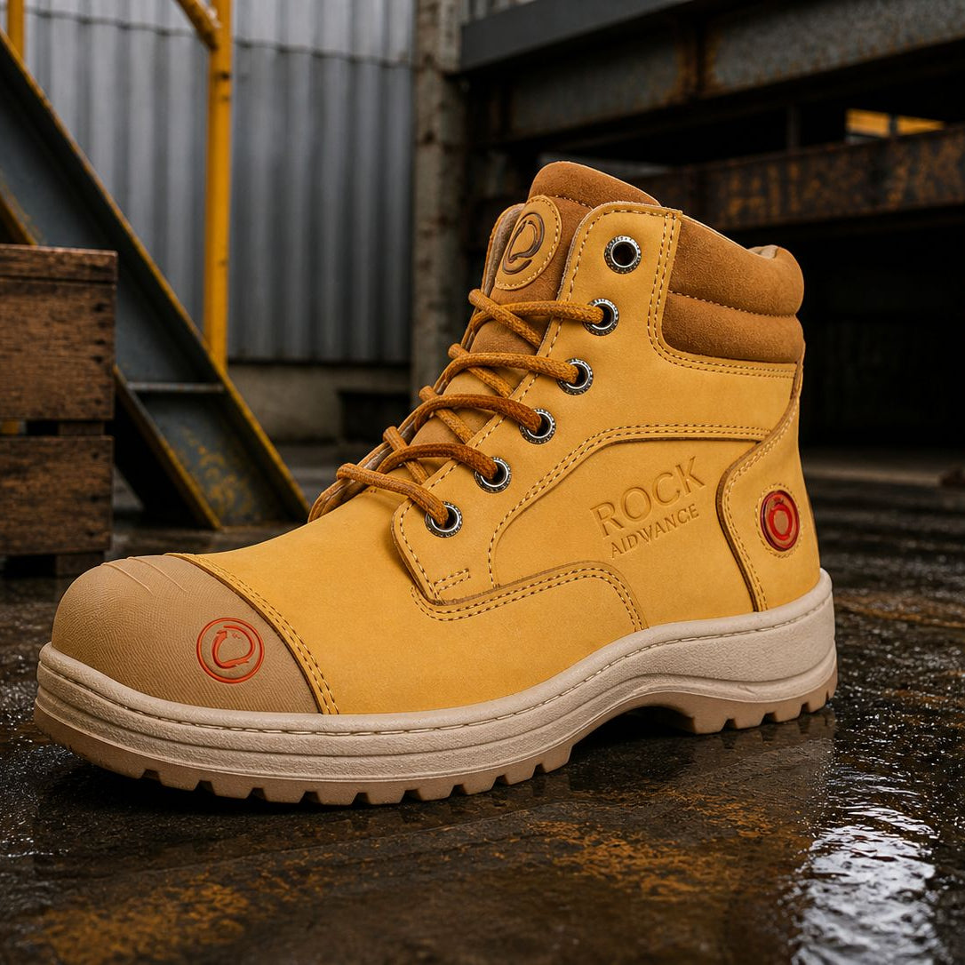 Botas Rock Working con Casquillo de Acero para Hombre