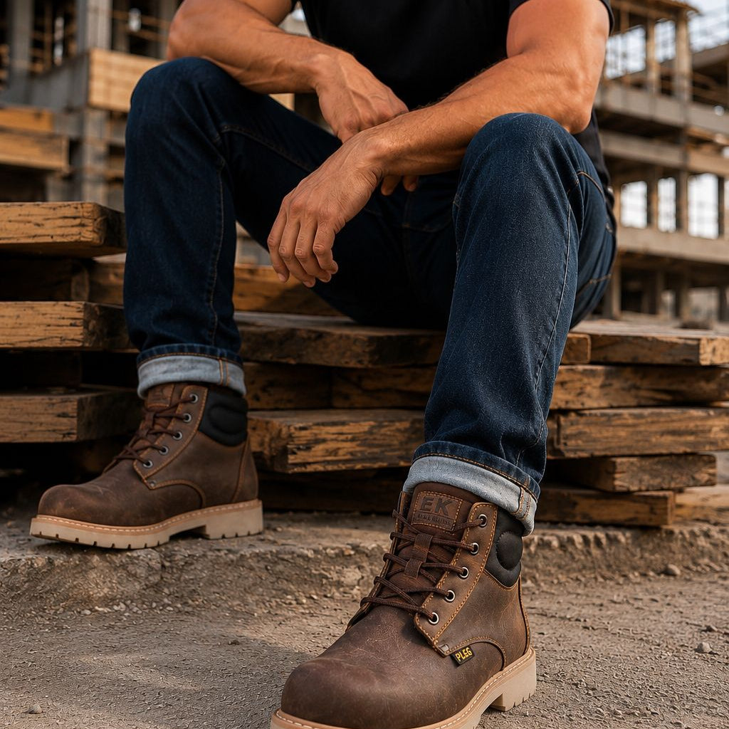 Botas de Trabajo Pleg Working de Cuello Ancho