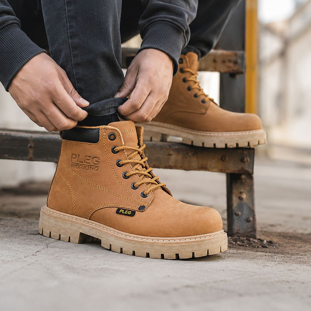 Botas de Trabajo Pleg Working Coloridas con Suela Cocida