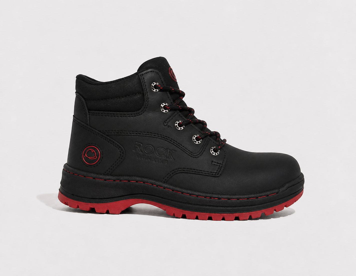 Zapatos de Seguridad Rock Working Hombre Negros | Casquillo Acero | FIORELLA MX