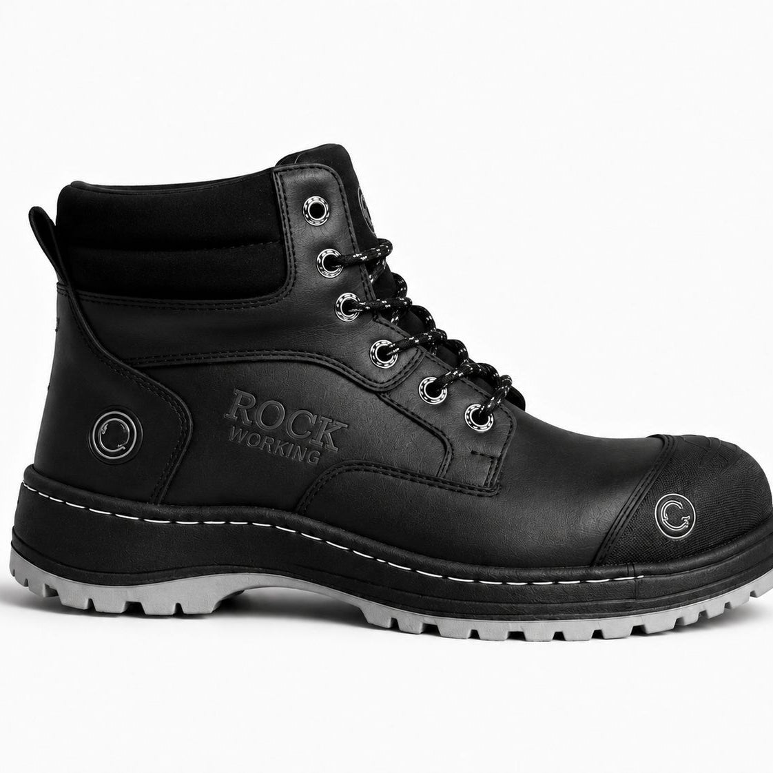 Botas Rock Working con Casquillo de Acero para Hombre