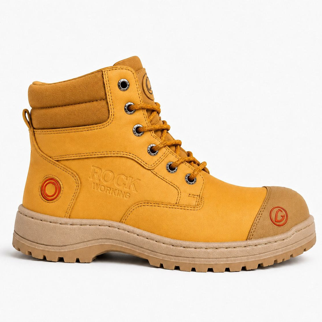 Botas Rock Working con Casquillo de Acero para Hombre