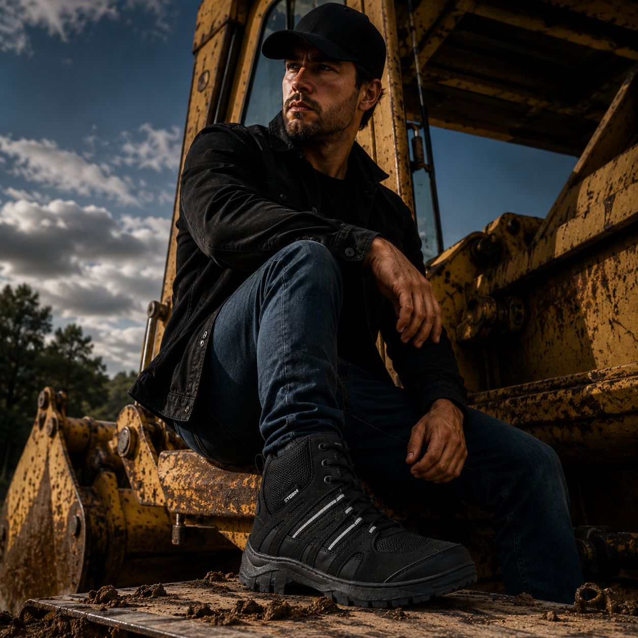 Botas Storm de Gamuza con Casquillo de Poliamida