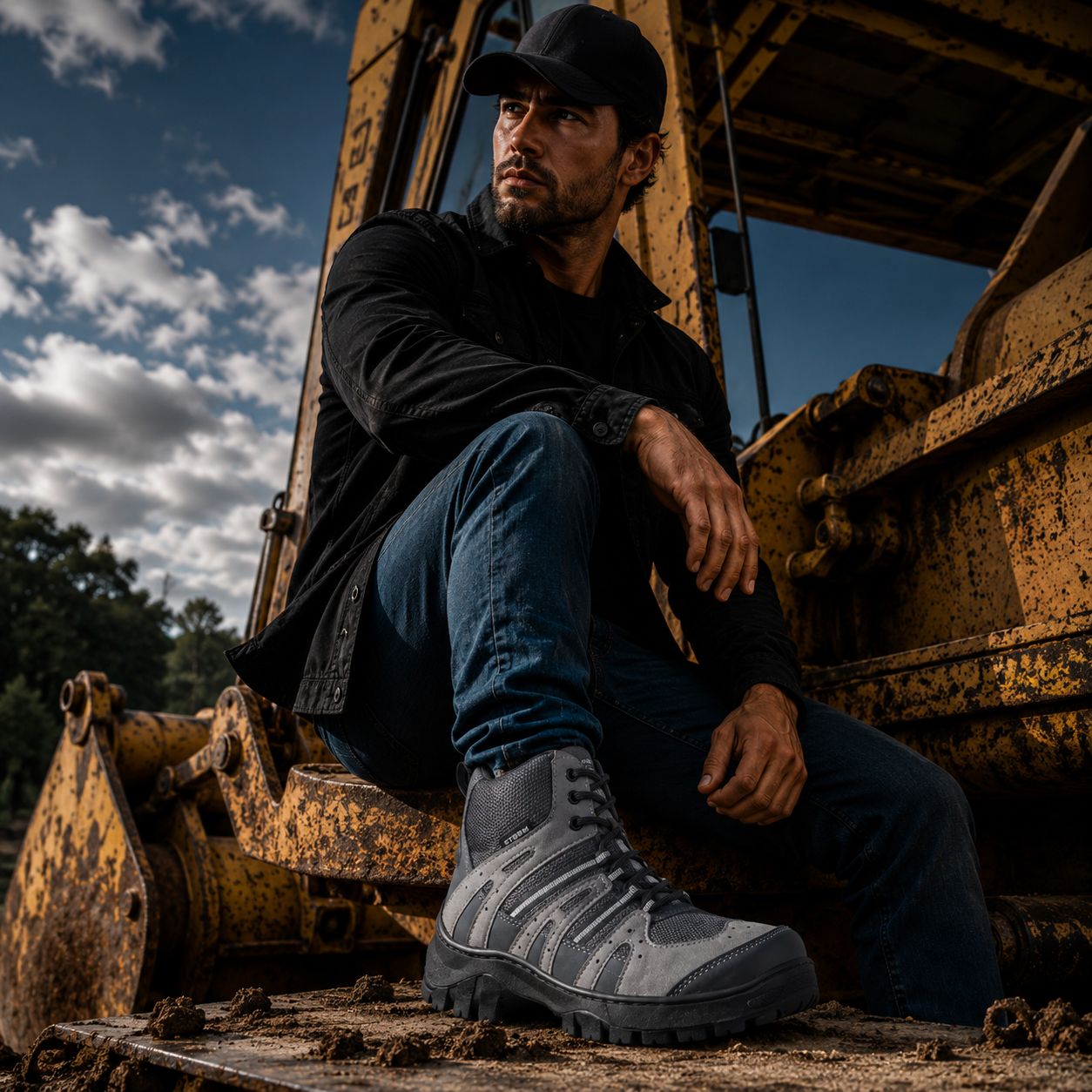 Botas Storm de Gamuza con Casquillo de Poliamida