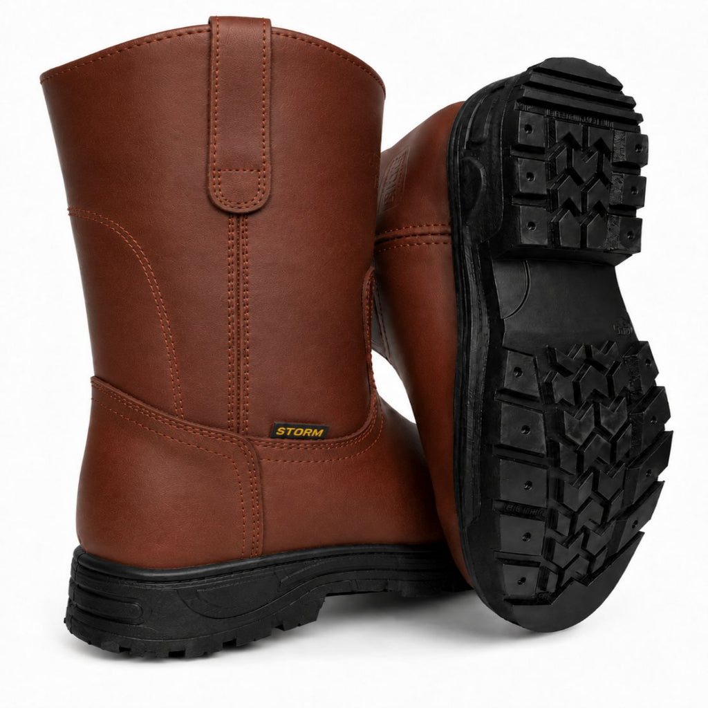 Bota Roper Industrial Fiorella MX de Piel | Resistente, Cómoda y Durable para Trabajo Pesado
