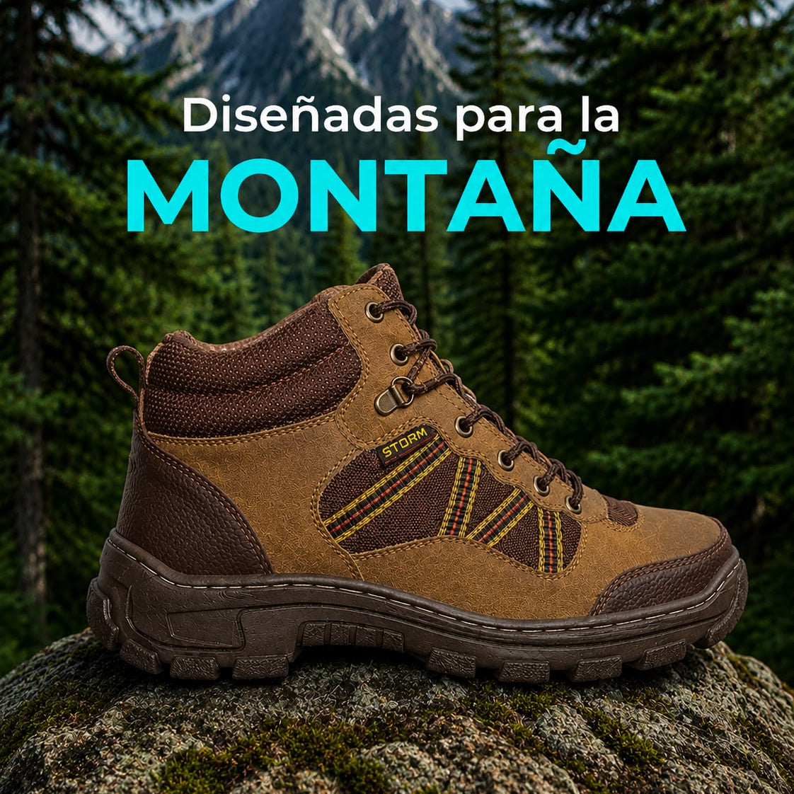 Botas Hiking Storm Antiderrapantes para Hombre
