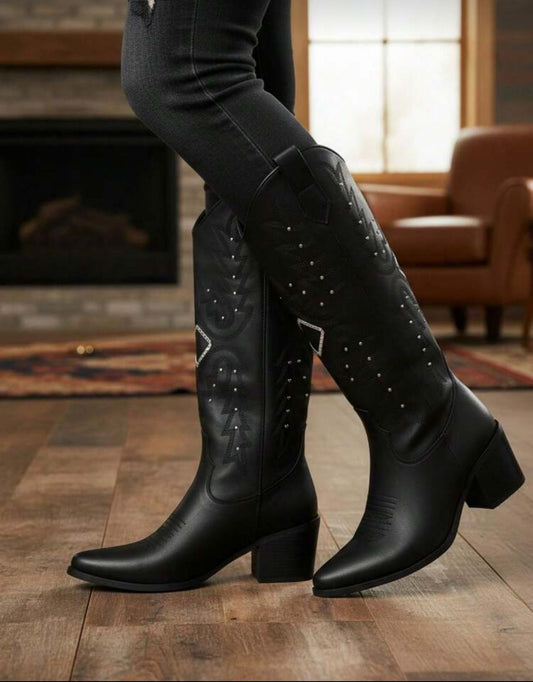 Bota Alta Estoperol Tenesse Negro 1013