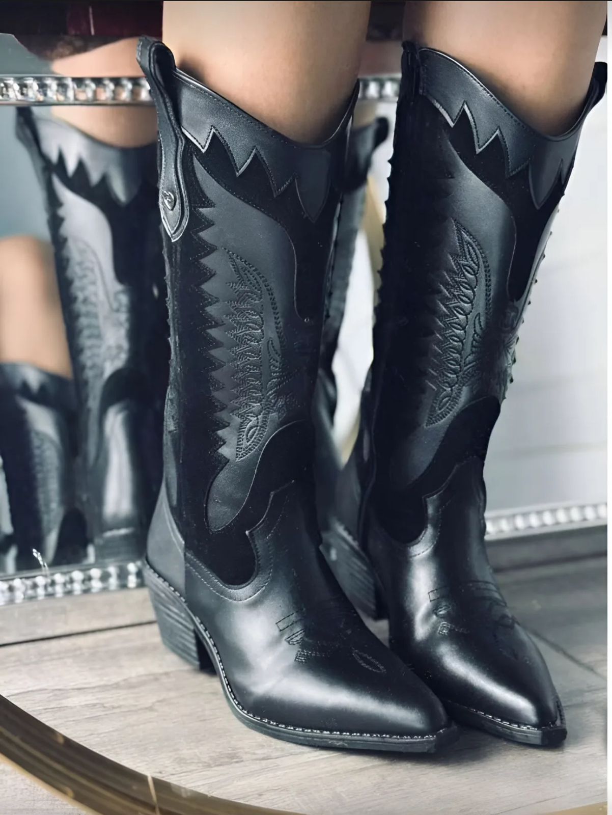 Bota Alta Sierra Negro 1016