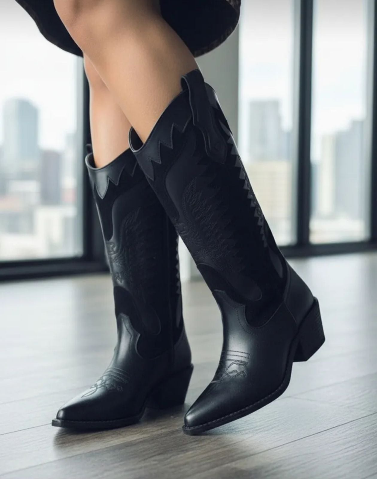 Bota Alta Sierra Negro 1016