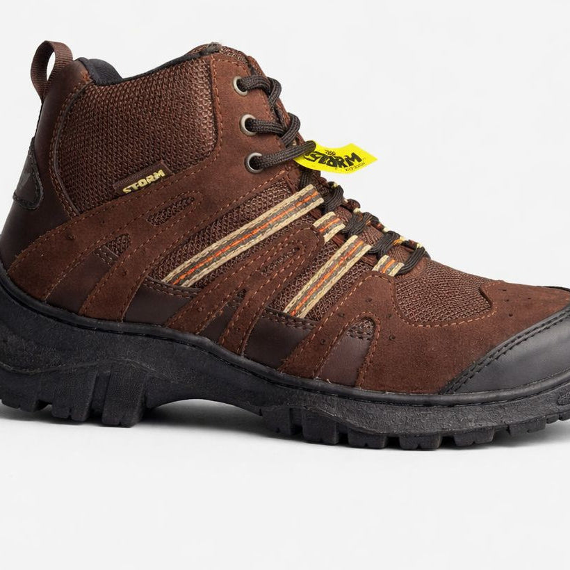 Botas Dieléctricas Storm de Gamuza Café