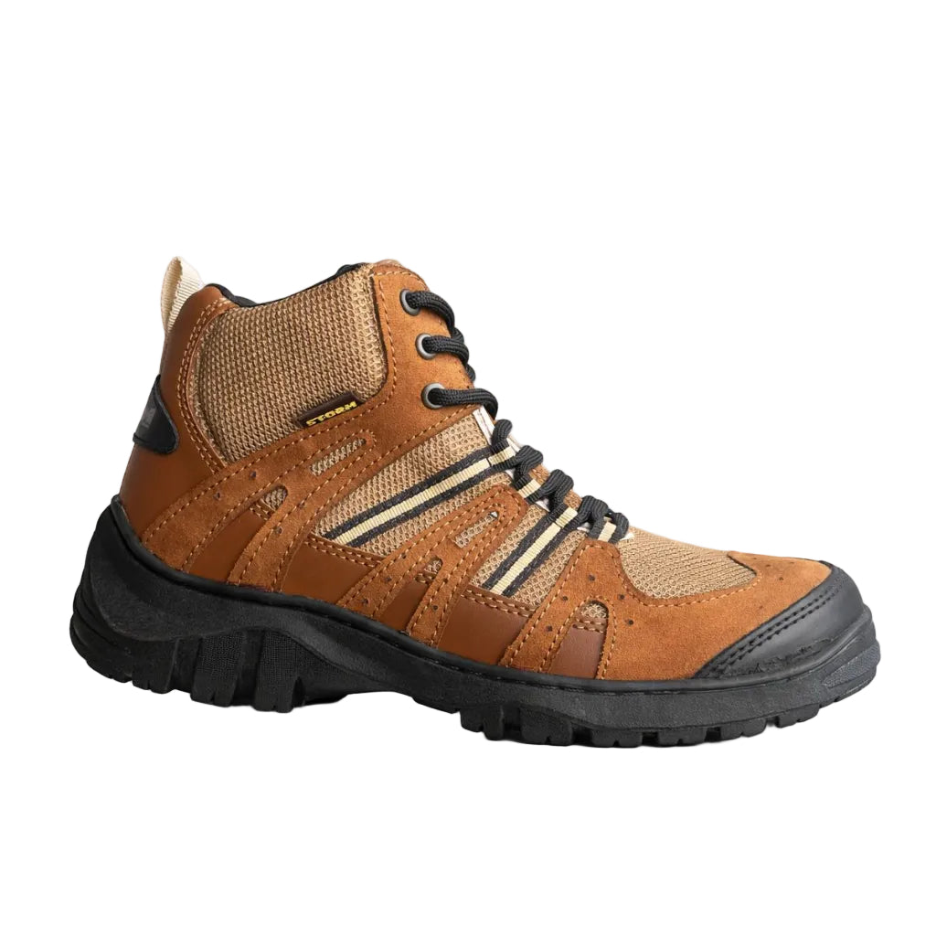 Bota de Seguridad Storm Dieléctrica Gamuza Café Hombre | Poliamida | FIORELLA MX
