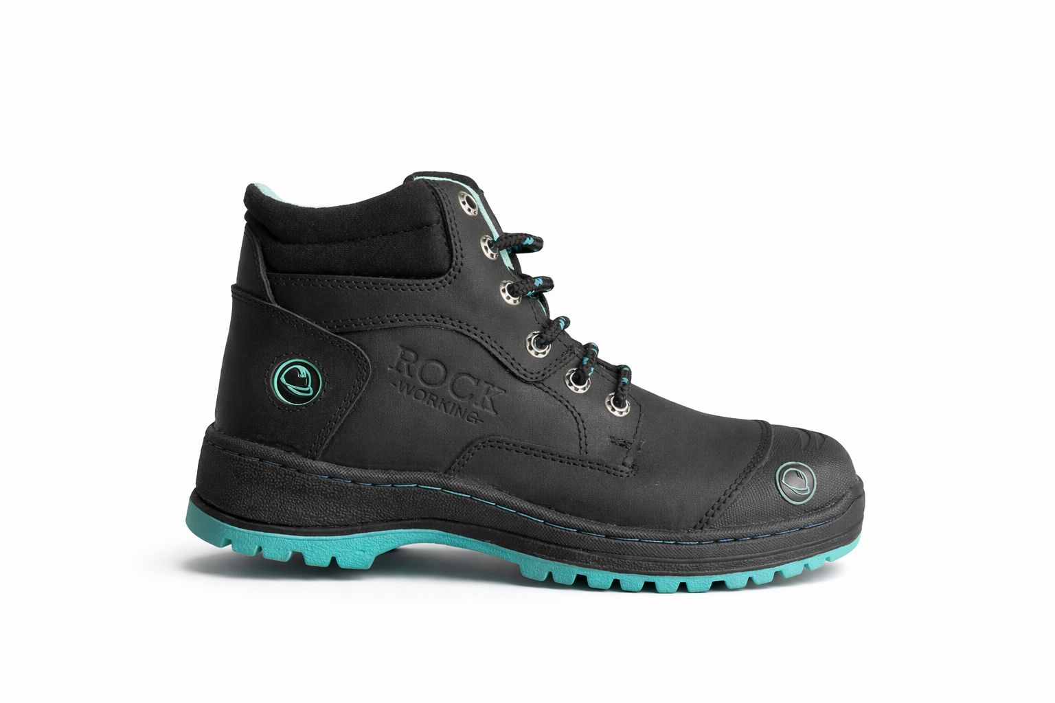 Zapatos de Seguridad Rock Working Hombre Negros | Casquillo Acero | FIORELLA MX