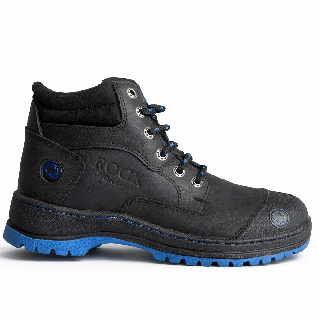 Botas Rock Working con Casquillo de Acero para Hombre