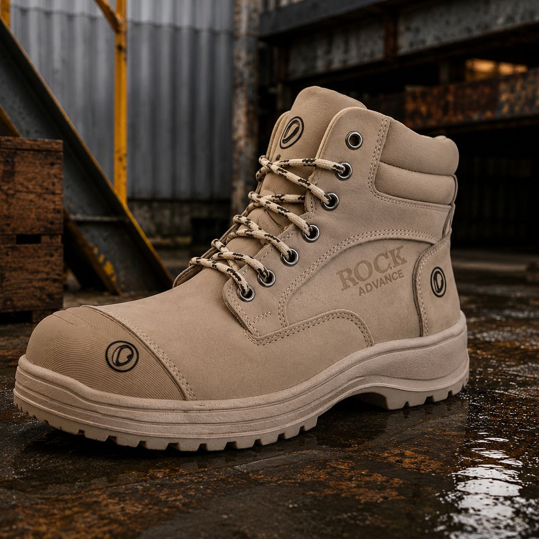 Botas Rock Working con Casquillo de Acero para Hombre