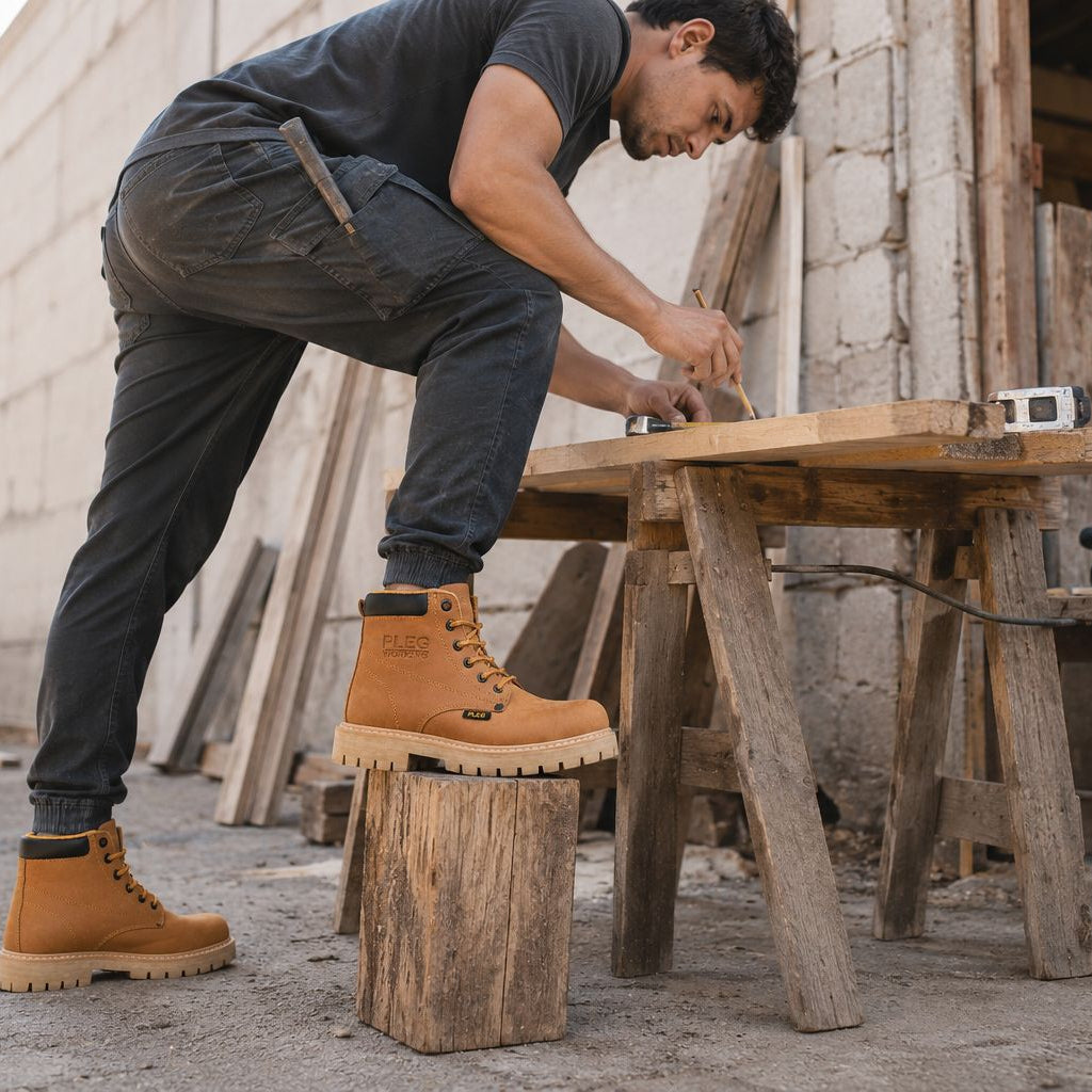 Botas de Trabajo Pleg Working Coloridas con Suela Cocida