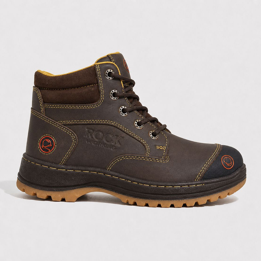 Botas Rock Working con Casquillo de Acero para Hombre