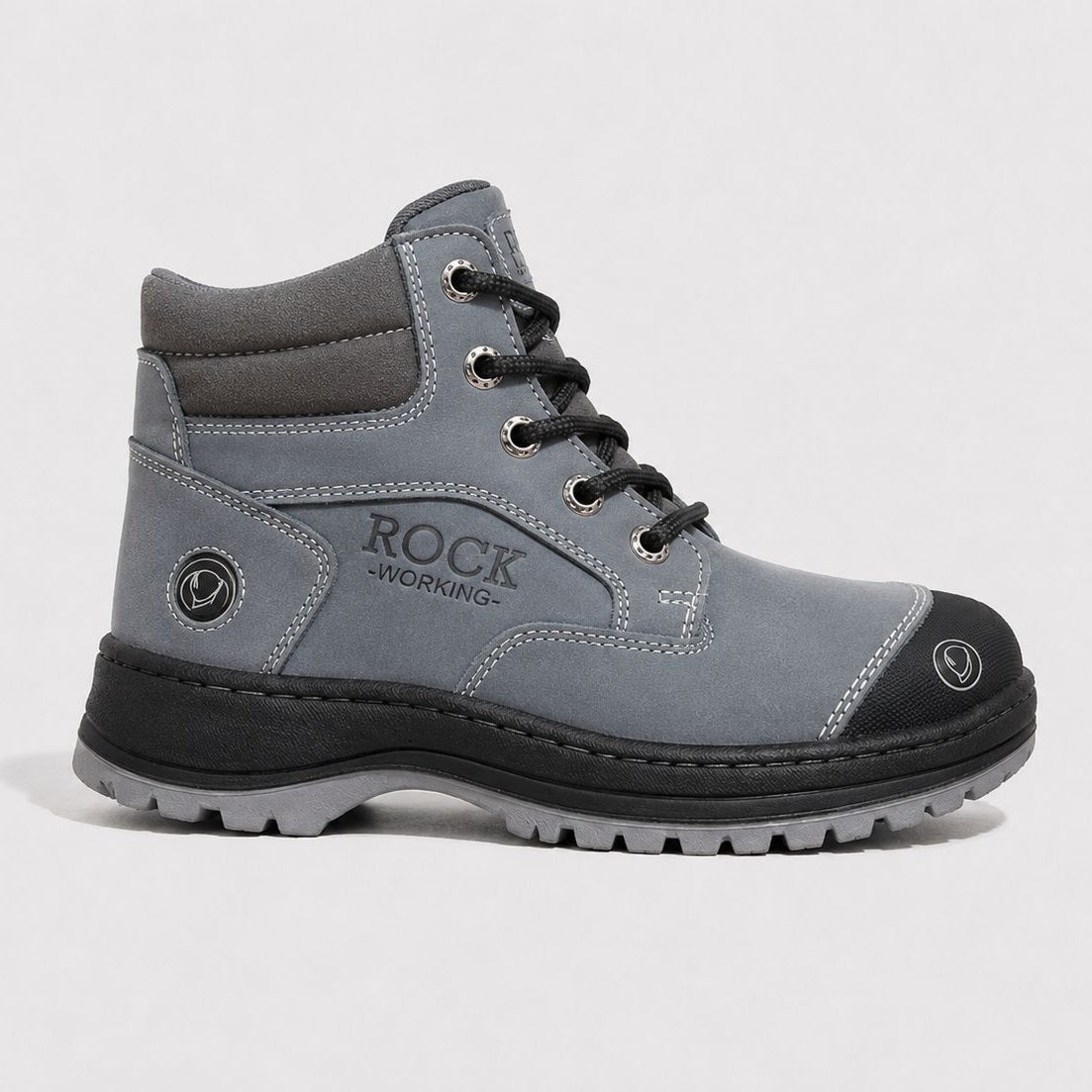 Botas Rock Working con Casquillo de Acero para Hombre