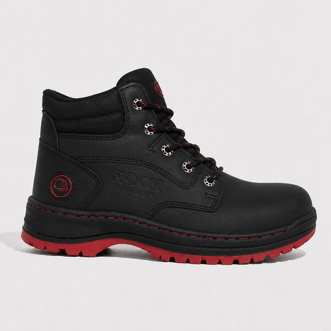 Botas Rock Working con Casquillo de Acero para Hombre