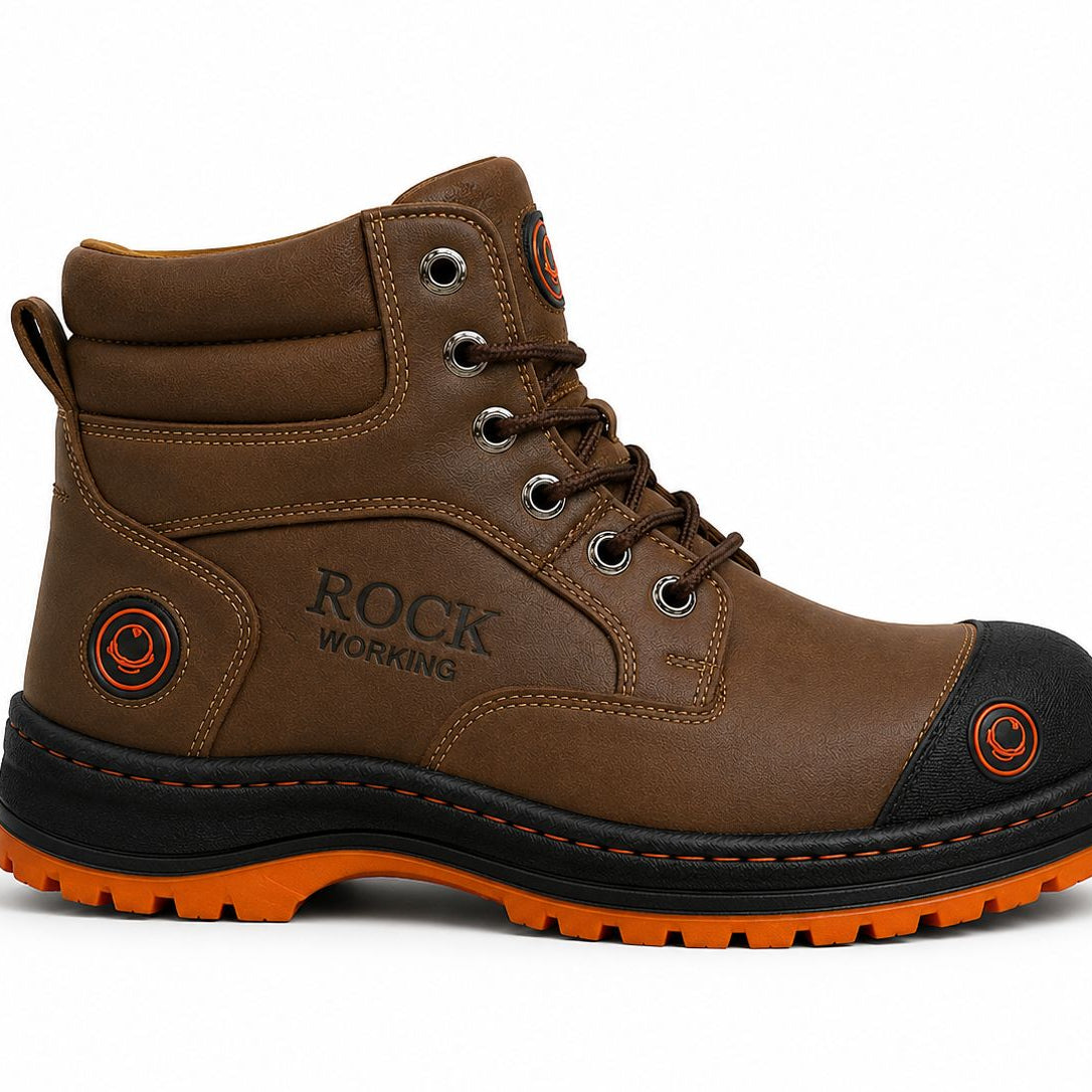 Botas Rock Working con Casquillo de Acero para Hombre