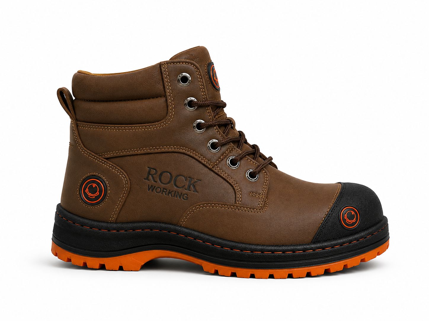 Zapatos de Seguridad Rock Working Hombre Negros | Casquillo Acero | FIORELLA MX