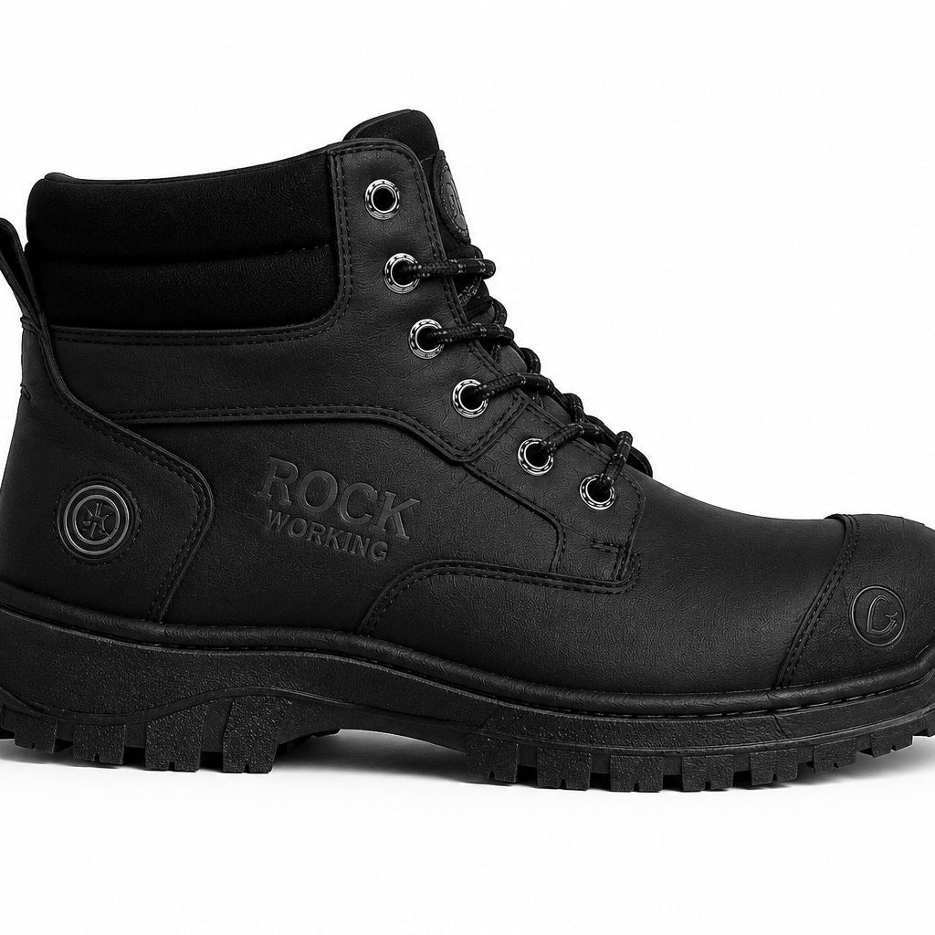 Botas Rock Working con Casquillo de Acero para Hombre