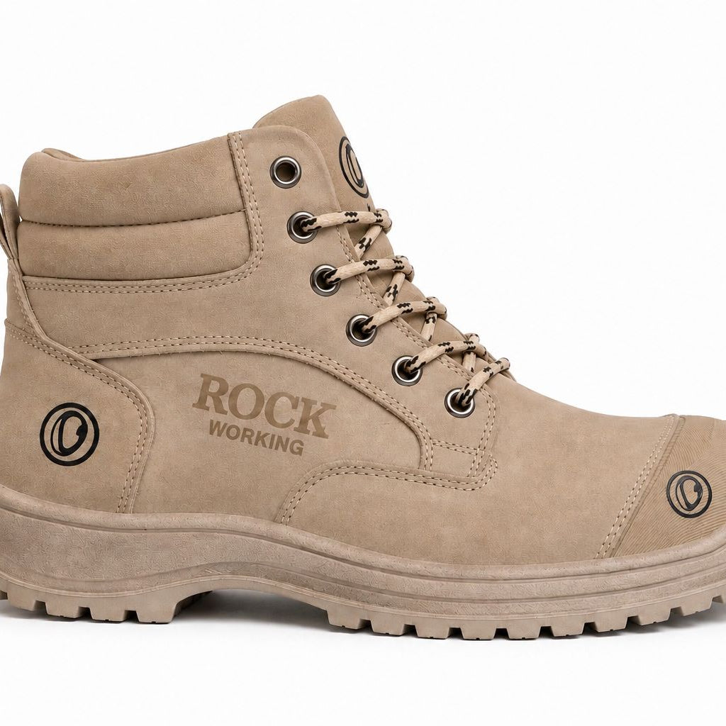 Botas Rock Working con Casquillo de Acero para Hombre