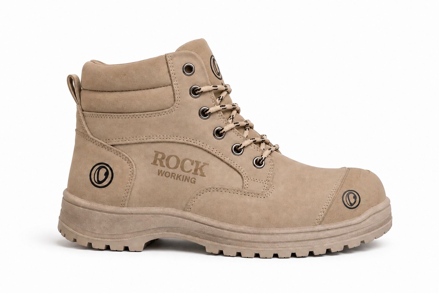 Zapatos de Seguridad Rock Working Hombre Negros | Casquillo Acero | FIORELLA MX